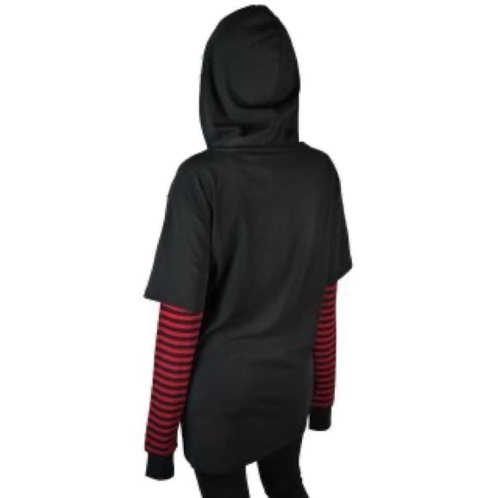 Killstar Long Sleeve Hooded Top - Jax Blood - Picture 2 of 4